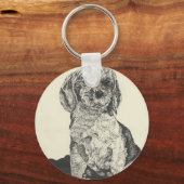 Cocker Spaniel Sleutelhanger (Voorkant)