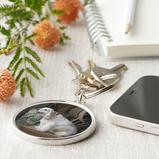 Cocker Spaniel Sleutelhanger (Zijkant)