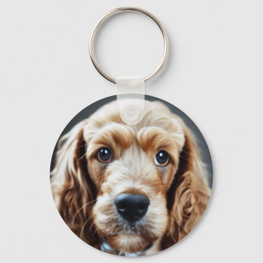 Cocker Spaniel Sleutelhanger (Voorkant)