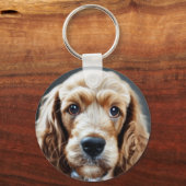 Cocker Spaniel Sleutelhanger (Voorkant)