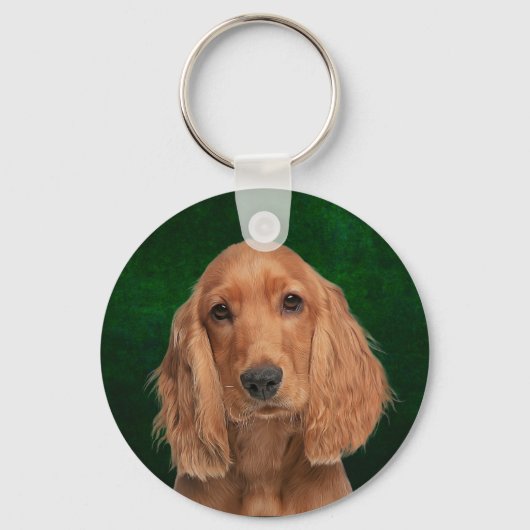 Cocker Spaniel Sleutelhanger (Voorkant)