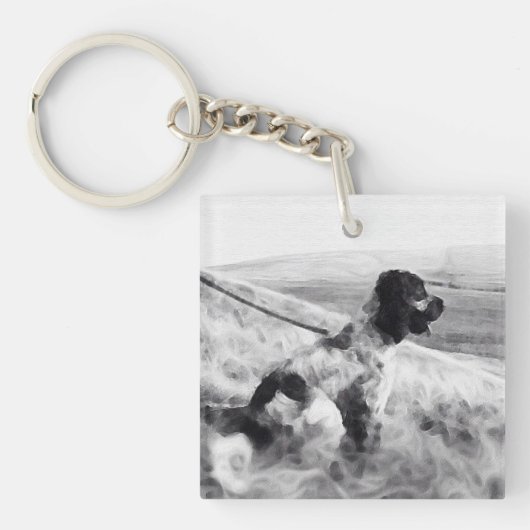 Cocker Spaniel Sleutelhanger (voorkant)