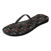 Cocker Spaniel Sneeuw Slede Kerst Decoratie Teenslippers (Schuin)