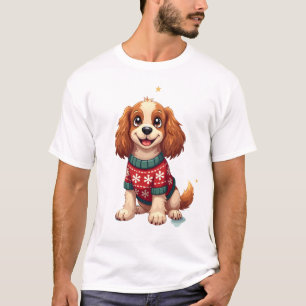 Cocker Spaniel Sneeuwvlok Gloed T-shirt