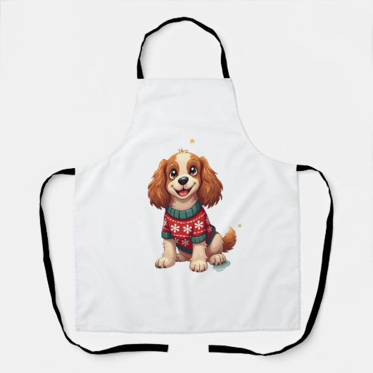 Cocker Spaniel Snowflake Gloed hond Schort (Voorkant)