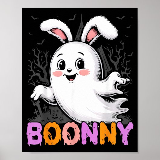 Cocker Spaniel Spook Hond Halloween Mannen Vrouwen Poster (Voorkant)