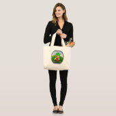 Cocker Spaniel St Patricks Day Grote Tote Bag (Voorkant (model))