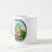 Cocker Spaniel St Patricks Day Koffiemok (Voorkant links)