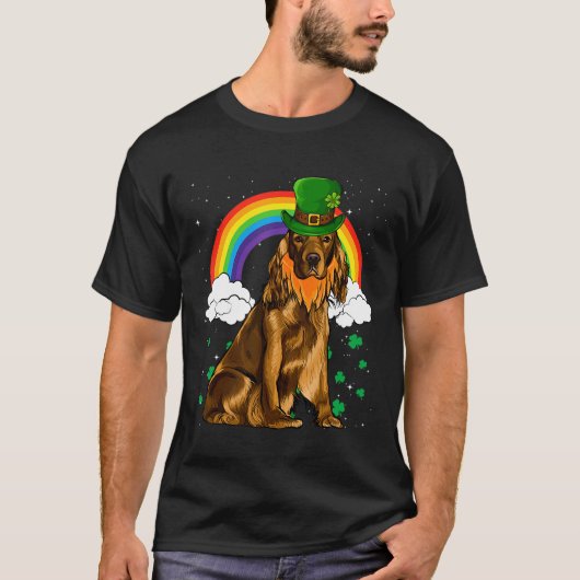 Cocker Spaniel St Patricks Day Leprechaun T-shirt (Voorkant)