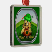 Cocker Spaniel St Patricks Day Metalen Ornament (Rechts)