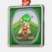 Cocker Spaniel St Patricks Day Metalen Ornament (Links)