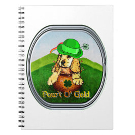 Cocker Spaniel St Patricks Day Notitieboek