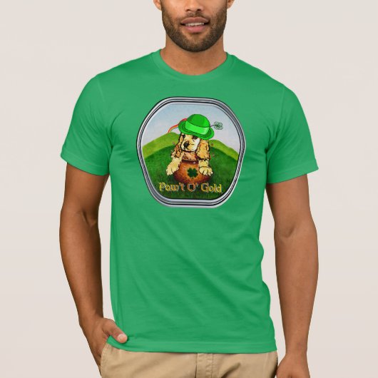 Cocker Spaniel St Patricks Day T-shirt (Voorkant)