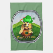 Cocker Spaniel St Patricks Day Theedoek (Verticaal)