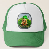 Cocker Spaniel St Patricks Day Trucker Pet (Voorkant)