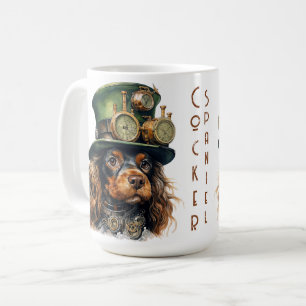 Cocker Spaniel Steampunk Hond Koffiemok