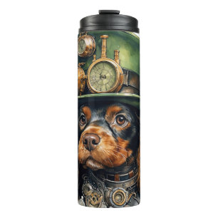 Cocker Spaniel Steampunk Hond Thermosbeker