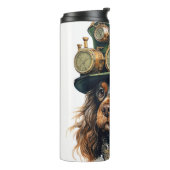 Cocker Spaniel Steampunk Hond Thermosbeker (Gedraaid links)