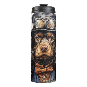 Cocker Spaniel Steampunk Hond Thermosbeker