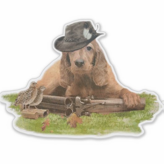 cocker spaniel sticker (Voorkant)