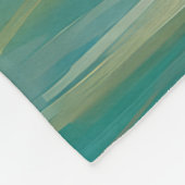 Cocker Spaniel Strand Surfen Schilderij Fleece Deken (Hoek)