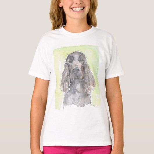 Cocker Spaniel T-shirt (Voorkant)