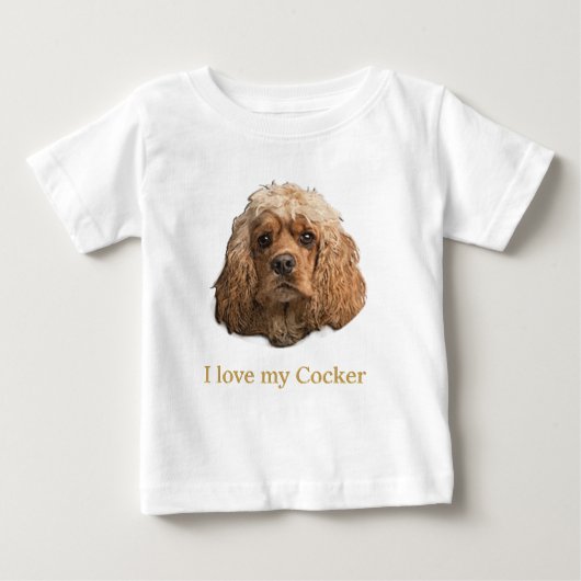 Cocker Spaniel t-shirts (Voorkant)