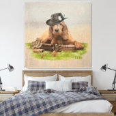 Cocker Spaniel Tapestry Poster Acrylprint Tript Canvas Afdruk (Insitu (Slaapkamer))