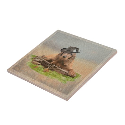 Cocker Spaniel Tapestry Poster Acrylprint Tript Tegeltje (Zijkant)