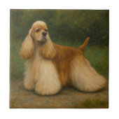 Cocker Spaniel Tegeltje (Voorkant)