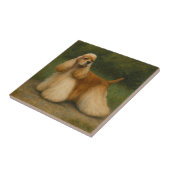 Cocker Spaniel Tegeltje (Zijkant)