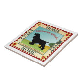 Cocker Spaniel Tegeltje (Zijkant)