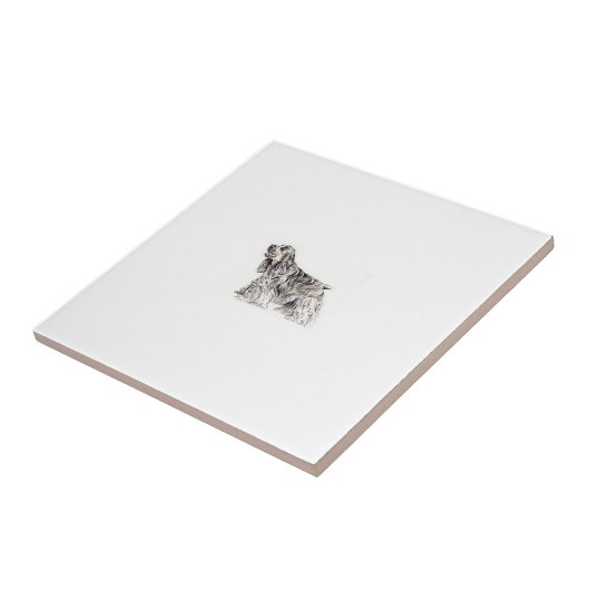 Cocker Spaniel Tile Tegeltje (Zijkant)
