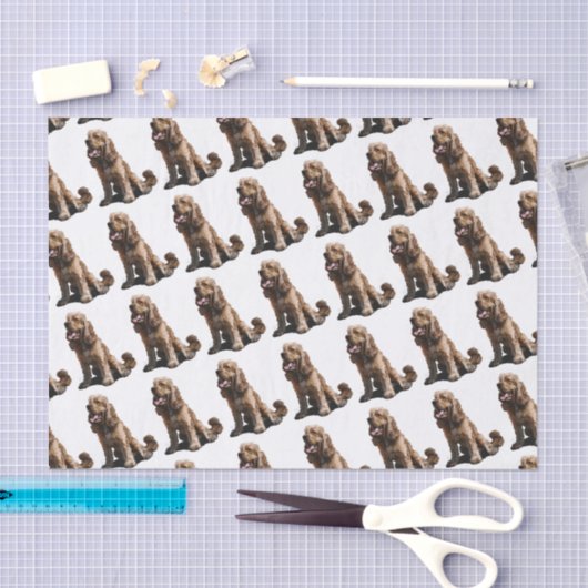 Cocker Spaniel Tissuepapier (Craft)