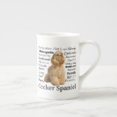 Cocker Spaniel Traits Bone China Mok (Rechts)