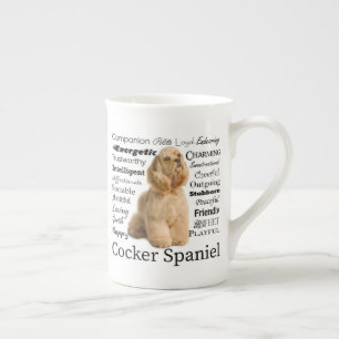 Cocker Spaniel Traits Bone China Mok