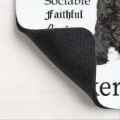 Cocker Spaniel Traits Mousepad Muismat (Hoek)