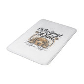 Cocker Spaniel Vader Leven Is Ruff Vintage Hond Sh Badmat (Gekanteld)