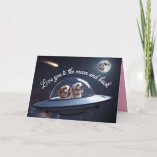 Cocker Spaniel Valentijnkaart Feestdagen Kaart