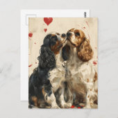 Cocker spaniel Valentijnsdag Briefkaart (Voorkant / Achterkant)