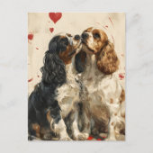 Cocker spaniel Valentijnsdag Briefkaart (Voorkant)