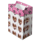 Cocker Spaniel Valentijnsdag Medium Cadeauzakje (Voorkant Gekanteld)