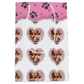 Cocker Spaniel Valentijnsdag Medium Cadeauzakje (Voorkant)