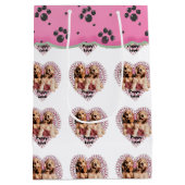Cocker Spaniel Valentijnsdag Medium Cadeauzakje (Achterkant)
