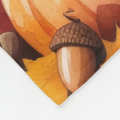 Cocker Spaniel verlaat Thanksgiving Fleece Deken (Hoek)