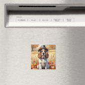 Cocker Spaniel verlaat Thanksgiving Magneet (Insitu (Vaatwasser))