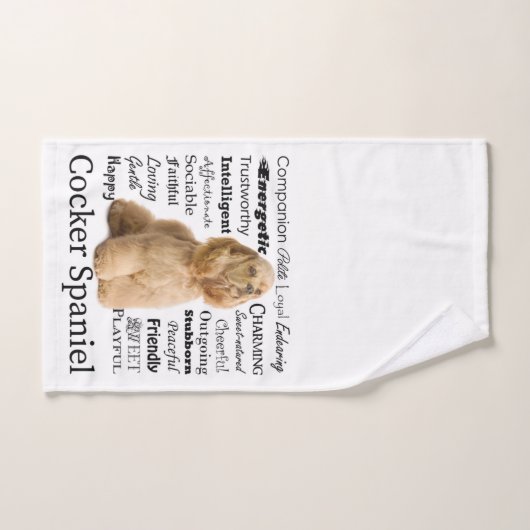 Cocker Spaniel vertrekt doekdoekset Bad Handdoek (Handdoek)