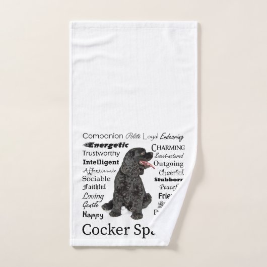 Cocker Spaniel vertrekt doekdoekset Bad Handdoek (Handdoek)