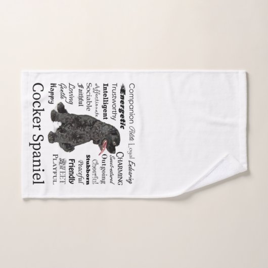 Cocker Spaniel vertrekt doekdoekset Bad Handdoek (Handdoek)