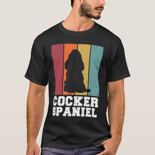 Cocker Spaniel Vintage 1 T-shirt (Voorkant)